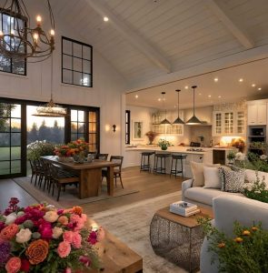 Acik Mutfakli Salonlarda Bolumleme Tuyolari