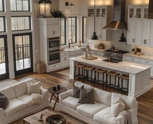 Açık Mutfaklı Salonlarda Bölümleme Tüyoları: