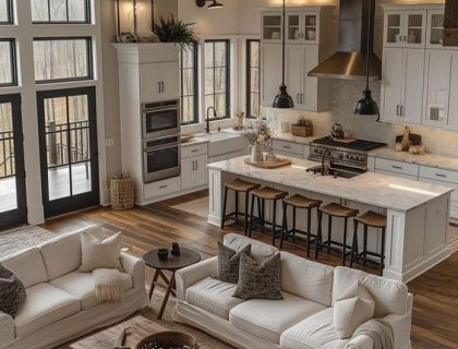 Açık Mutfaklı Salonlarda Bölümleme Tüyoları: