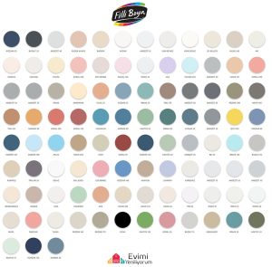 Filli boya 2026 renk katalogu ara renkler