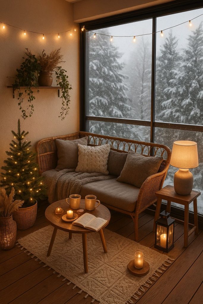 Kapalı balkon dekorasyonu için tavsiyeler