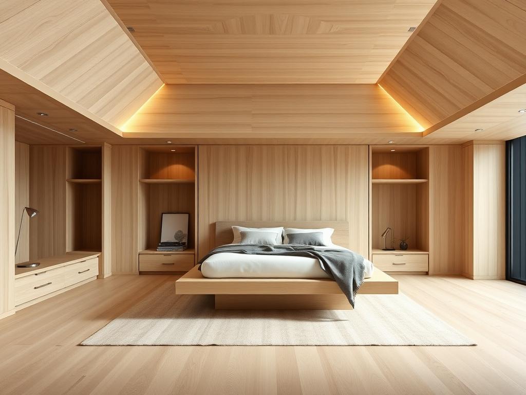 İskandinav Yatak Odası Dekorasyon örnekleri